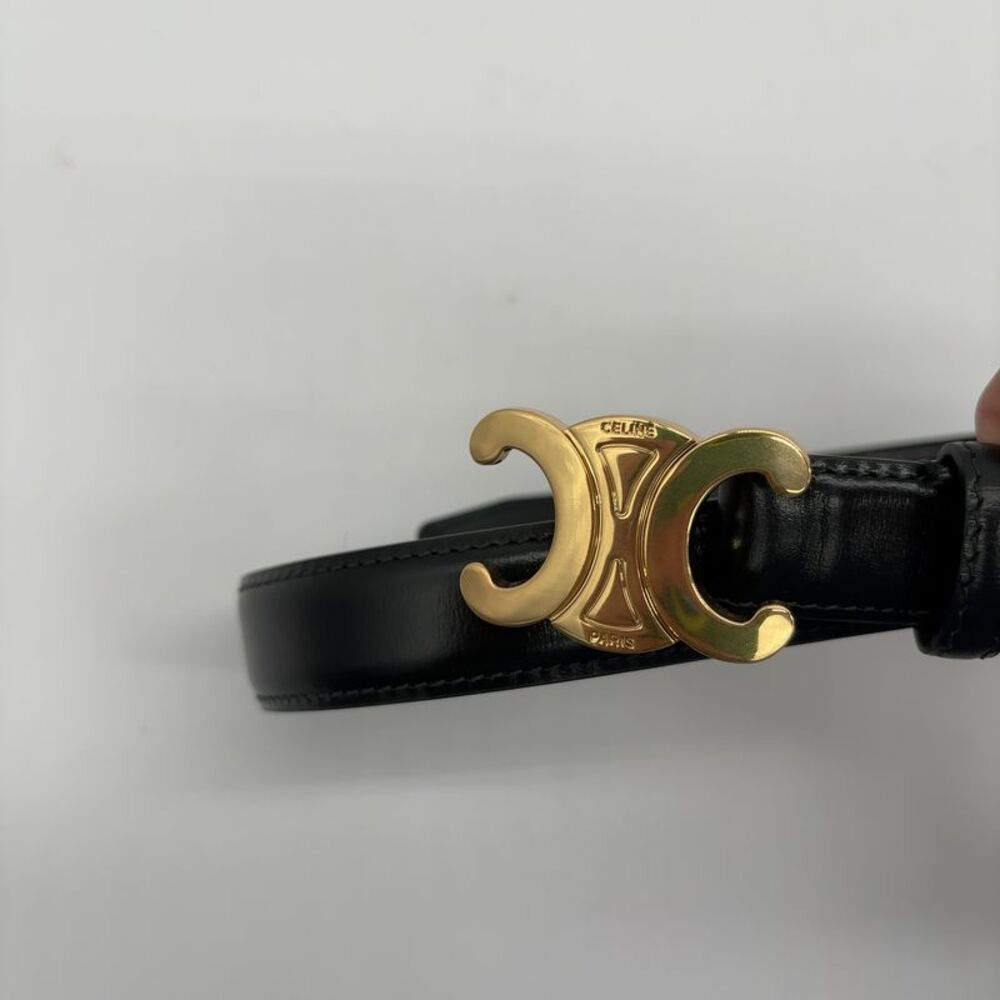 CELINE 25mm Belt w/iconic Triomphe Buckle - Picture 5 of 5